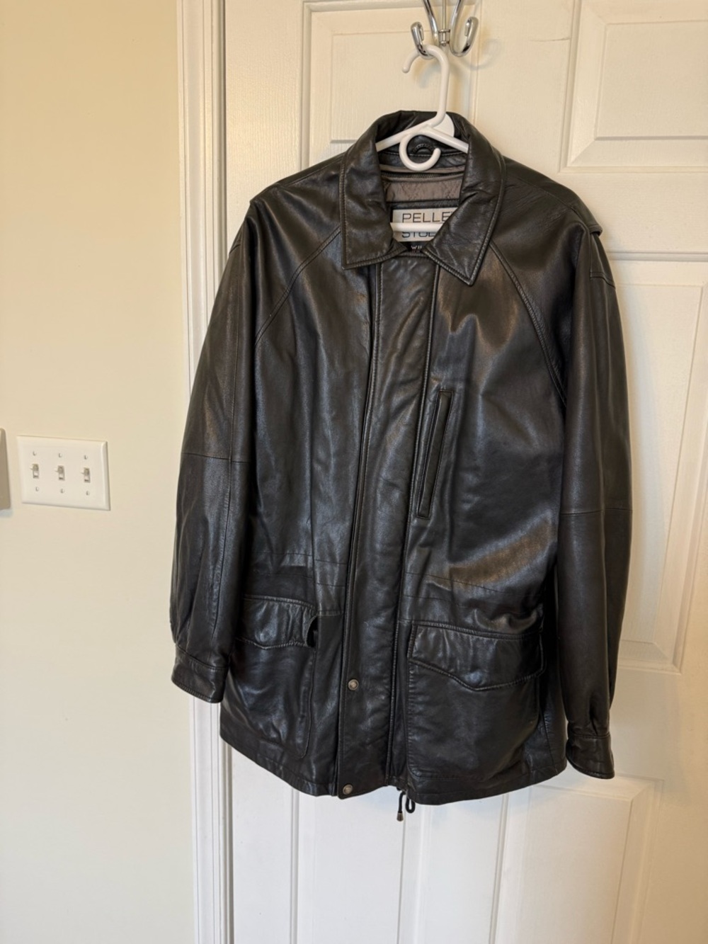 Vintage Pelle Studio Wilson’s Leather Utility Jacket Dark Brown